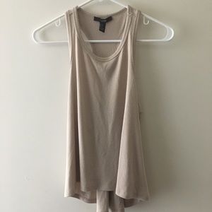 BRAND NEW tan tank top F21